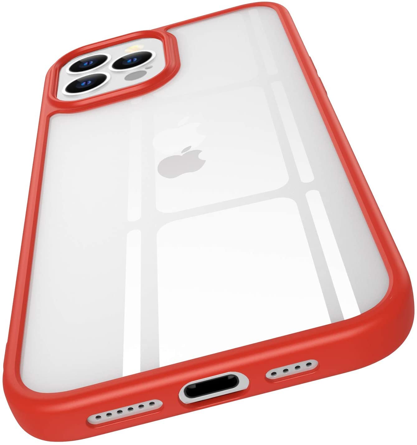 Amazon.co.jp: [XLAS] iPhone 13 ケース バンパーケース レッド 薄型